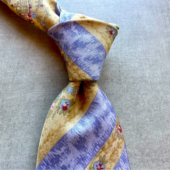 Ralph Lauren Purple Label Other - Ralph Lauren Purple Label Striped Lavender & Gold Tie